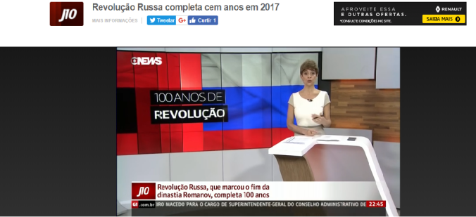 Jornal das 10 - Revolução Russa completa cem anos em 2017