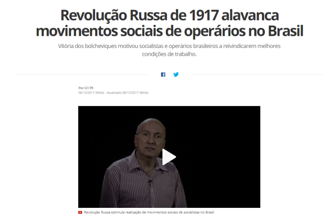 Revolução Russa de 1917 alavanca movimentos sociais de operários no Brasil
